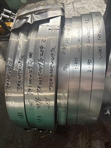 Bande d'acier laminée à froid à haute teneur en carbone C75 CK75S, bobine d'acier à ressort recuit, marque Shanlong, huilée <span class=keywords><strong>DOS</strong></span>, épaisseur 0,27-0,32 mm, >785 MPa - Product Image 2