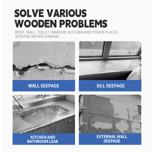 Revêtement mural extérieur en acrylique invisible Brosse de salle de bain de <span class=keywords><strong>cuisine</strong></span> Agent imperméable et Leak-Mending-1KG d'infiltration d'eau en pierre de brique - Product Image 5