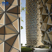 Venta Directa de Fábrica, Revestimiento de Aluminio Perforado con Corte Láser 3D, Moderno, Resistente a la Humedad, Protección de Privacidad, Muro Cortina