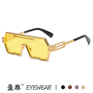 Cyberpunk <b>Square</b> Frame <b>Sunglasses</b> Metal UV400 Unisex Outdoor Fashion - Product Image 4