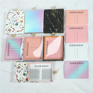 Extensiones de Pestañas Sintéticas Suaves, Hechas a Mano, 7D, 6D, 8D, 14D, Natural, Volumen Prefabricado, 20D, 0,07mm-0,10mm, Mezcla DIY, Tallo Puntiagudo Fino - Product Image 3