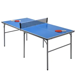 Tavolo da <span class=keywords><strong>Ping</strong></span> <span class=keywords><strong>Pong</strong></span> Pieghevole Portatile in Plastica <span class=keywords><strong>di</strong></span> Alta Qualità per Uso Interno o Esterno - Product Image 1