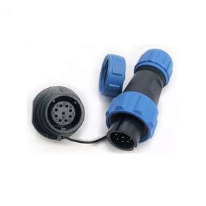 Connettore per aviazione seriale SD <span class=keywords><strong>2</strong></span>/3 // 9 core spina elettrica industriale in plastica connettore impermeabile SP per bici elettrica/luce Led/alimentazione - Product Image 3