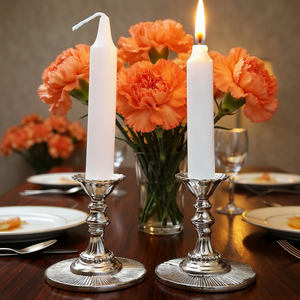 Candelabros de Hierro Hechos a Mano, Resistentes al Calor, para Decoración del Hogar, Navidad y Diwali - Product Image 3