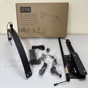 Lámpara de <span class=keywords><strong>Techo</strong></span> LED Moderna de Media Luna TUOLUN de 36W para Barbería, Extensión de Pestañas, Belleza, Tatuajes, Fotografía, con Control Táctil Remoto - Product Image 6