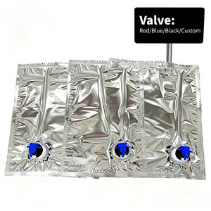 Recipiente de bolsa de plástico PE aséptico de 220L con tapa de válvula de papel de aluminio Impresión de huecograbado <span class=keywords><strong>para</strong></span> embalaje - Product Image 1