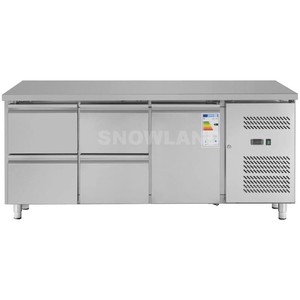<span class=keywords><strong>4</strong></span> <span class=keywords><strong>cassetti</strong></span> in acciaio inox commerciale tavolo da lavoro refrigeratore congelatore frigorifero sotto il piano frigo - Product Image 3