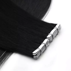 Extensions de cheveux humains vierges de qualité supérieure Jasmine Beauty, 100% Remy, européennes, à bandes adhésives, double épaisseur, avec adhésif puissant - Product Image 6