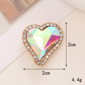 爱心珍珠心Diy手机l饰品配件设计师垃圾手机壳装饰魅力DIY工艺品装饰工艺品 - Product Image 4