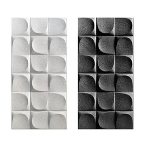 popular hotel decoration natural feature pu stone wall panel polyurethane 3d