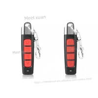 Télécommande 433 MHz pour porte de garage électrique, duplicateur de code fixe, code d'apprentissage, code roulant, émetteur 12V à 4 boutons