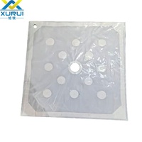 Tissu filtrant en monofilament tissé PP blanc pour presse à plaques, tissu filtrant industriel pour la déshydratation des boues et le traitement des eaux usées