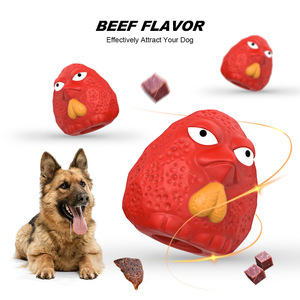 ผลิตภัณฑ์ที่เป็นกลาง ของเล่นเคี้ยวสำหรับสุนัข 98x94x97 มม. ของเล่นทำความสะอาดฟันยางสำหรับสุนัข สีแดง สีเขียว สีฟ้า - Product Image 4