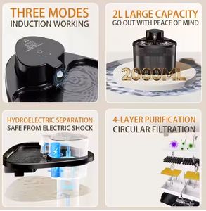 Offres Spéciales <span class=keywords><strong>fontaine</strong></span> de purification d'<span class=keywords><strong>eau</strong></span> automatique pour animaux de compagnie écologique <span class=keywords><strong>à</strong></span> faible bruit Portable pour camping-car extérieur domestique avec Source de charge - Product Image 5