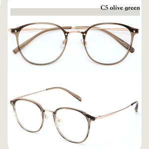 กรอบ<span class=keywords><strong>แว่น</strong></span>ทรงกลม ลายเรียบง่าย สไตล์เรโทร น้ำหนักเบา สวมใส่สบาย แฟชั่น <span class=keywords><strong>แว่น</strong></span>สายตา กรอบใหญ่ เลนส์ใส <span class=keywords><strong>ขา</strong></span>ยส่ง - Product Image 5
