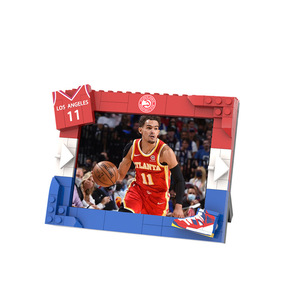 Modèle de jouet en ABS à l'échelle 1:12, cadre de blocs de construction modulaire de <span class=keywords><strong>star</strong></span> de basketball, cadeau attentionné pour les fans d'idoles et ornement pour la maison ou le bureau - Product Image 6
