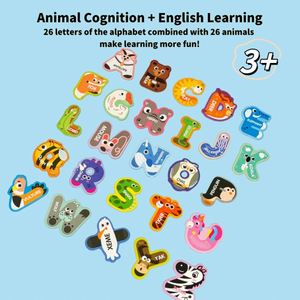 Juguete Educativo Temprano para el Aprendizaje en Casa, Rompecabezas de 2 Piezas, Imanes de Animales para Refrigerador, para Niños y Niñas Pequeños - Product Image 5