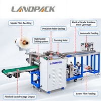 Machine d'emballage horizontale automatique à grande vitesse pour sachets de prélèvements nasopharyngés stériles en continu