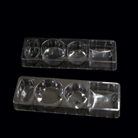 Emballage en blister en plastique PET tri-pliant personnalisé, matériaux recyclables, logo personnalisable, conception graphique, 0,25-0,8 mm