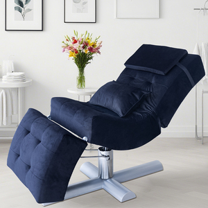 Pinky Leem, cama de pestañas plegable de cuero negro moderno de alta calidad, equipo de salón de belleza portátil, función ajustable para hoteles - Product Image 5