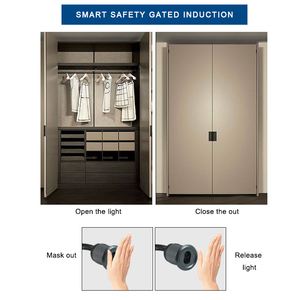 Dc12v/24V có thể tháo rời đôi IR cửa cảm biến chuyển Led tủ quần áo nhà bếp ánh sáng <span class=keywords><strong>Detector</strong></span> với cảm biến vị trí cửa đôi - Product Image 4