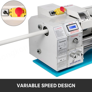 Fabricante de máquina de torno de torneado de metal manual horizontal de buen precio de alta velocidad de China - Product Image 4