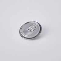 Couvercles de boîtes de conserve rondes en aluminium pour boissons gazeuses, bière, etc., avec anneau de traction de qualité alimentaire, faciles à ouvrir, avec impression personnalisée