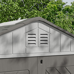 Plastic Garden Shed Eco-Friendly UV Resistant Waterproof Outdoor Storage for Backyard Patio <b>Tools</b> Room KY-H51 the Storage Room K - Product Image 6