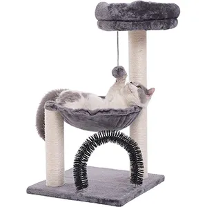 Haute qualité moderne arbre à chat tour grands chats Condo arbre jouer meubles grattoir chat escalade cadre arbre avec des boules