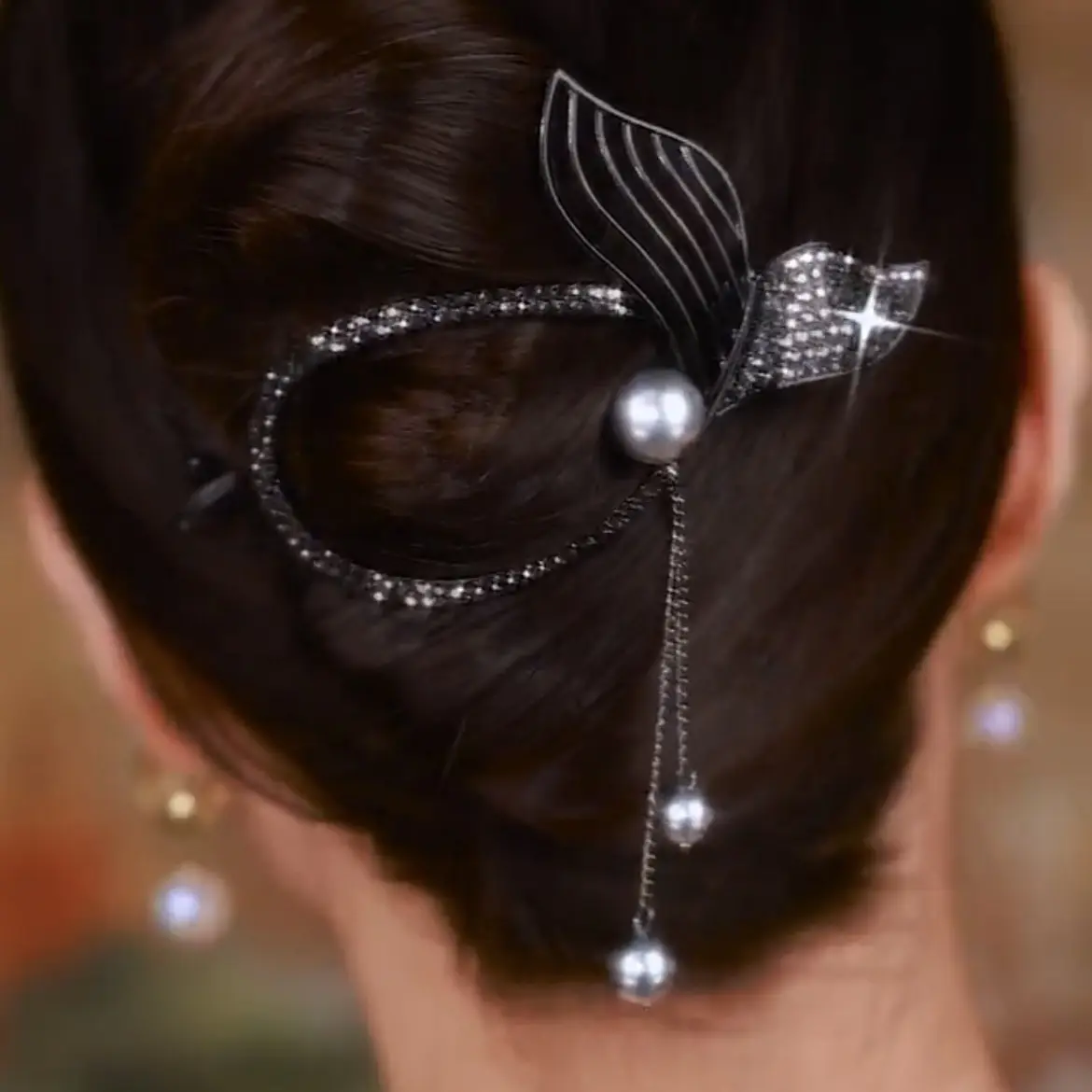 Thời trang tóc Claw clip cho phụ nữ đuôi cá Clipper cua Phụ kiện tóc cho cô gái
