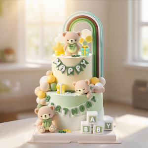 Decorazioni in Gomma Morbida <span class=keywords><strong>per</strong></span> <span class=keywords><strong>Torte</strong></span> di Compleanno <span class=keywords><strong>per</strong></span> Bambini, Topper <span class=keywords><strong>per</strong></span> <span class=keywords><strong>Torte</strong></span> a Tema Cartoni Animati - Product Image 5