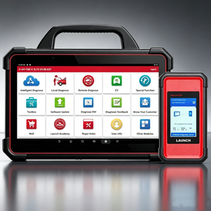 LAUNCH X431 PAD VII PAD 7 ELITE OBD2 Scanner Outil de diagnostic complet du système Codage ECU Bidirectionnel J2534 CAN FD Réinitialisation - Product Image 1