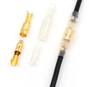 4.0mm Bullet Terminal Car Electrical Wire Connector Male & Female Double Bullet Wire Connector Cold Pressed Terminal