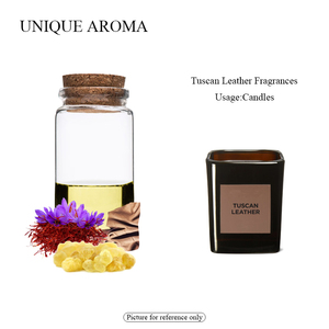 Huiles de parfum en cuir toscan UNIQUE AROMA pour la fabrication de bougies Parfums de haute qualité en gros d'usine - Product Image 1