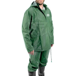 Combinaison de pluie de style combinaison de plongée en polyester pour homme, fabriquée en usine, imperméable, polaire d'hiver, fermeture éclair sur la poitrine, manches longues, chaude, respirante, couleur personnalisée - Product Image 4