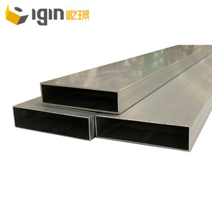 ท่ออลูมิเนียมสี่เหลี่ยม Yijing ขนาด 100x25 มม. ผลิตจากโลหะผสม 6063 สำหรับงานก่อสร้างและตกแต่ง - Product Image 3