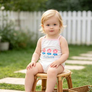 Vêtements d'été sans manches pour bébé, vêtements de ramper pour nouveau-né, combinaison pour bébé garçon et fille, barboteuse, bandeau ventral - Product Image 5