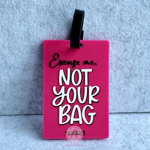 Etiquetas de PVC personalizadas para equipaje 2D/3D, etiqueta para equipaje, tarjeta de embarque, etiqueta para maleta, logotipo para tarjeta de embarque - Product Image 3