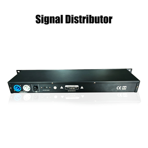 Amplificateur répartiteur DMX512 8 voies pour éclairage de scène avec RDM opto-isolé, 1 entrée 8 sorties pour DJ, discothèque, fête, mariage, club, événement - Product Image 1