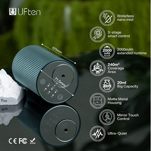 Diffuseur <span class=keywords><strong>d</strong></span>'arômes compact 2026 tendance pour voiture, silencieux, à commande tactile, pour bureau et étude - Product Image 2