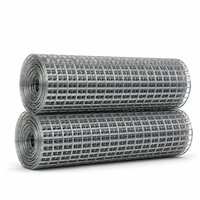 Grillage soudé galvanisé 1x1/2 po pour volailles, clôture animale et renforcement de dalles et murs