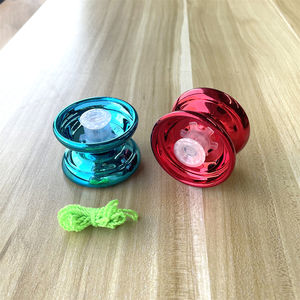 Compétition professionnelle haute vitesse adultes jouet rouge doré réactif magique yo yo balle alliage métal <span class=keywords><strong>yoyo</strong></span> avec roulement - Product Image 3