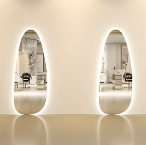 Vente en Gros Nouveau Design Mobilier de <span class=keywords><strong>Salon</strong></span> Poste de Coiffure avec Miroir Fauteuils de Barbier Postes de Barbier Miroir de Maquillage - Product Image 2