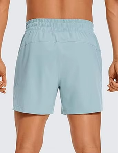 Pantalones Cortos Deportivos de Playa Tejidos Personalizados para Hombre con Cierre de Cordón y Estilo Casual - Product Image 5