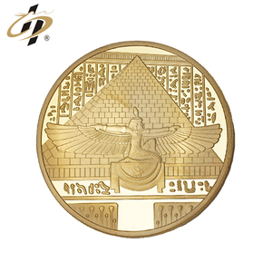 Moneda de Metal Personalizada para Desafío del <span class=keywords><strong>Antiguo</strong></span> <span class=keywords><strong>Egipto</strong></span>, Monedas de Recuerdo del Faraón Egipcio Tutankamón - Product Image 3