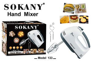 Mini mixeur électrique Sokany pour la maison, 133 fouets, mixeur à main avec boîtier en plastique pour la <span class=keywords><strong>cuisine</strong></span> et les aliments, <span class=keywords><strong>prix</strong></span> de gros - Product Image 4