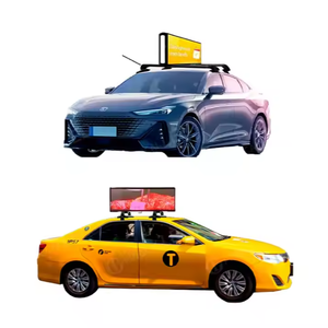 Écran LED pour toit de <span class=keywords><strong>taxi</strong></span>, affichage publicitaire extérieur, écran vidéo LED 4G, publicité vidéo LED, double face, installation facile, SDK - Product Image 1