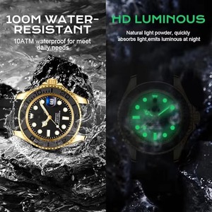 Reloj Mecánico Drioshipping de Fábrica, Esfera Luminosa de 40 mm, Resistente al Agua, Diseño de Lujo, Moda, Negocios, Casual, Deportivo, Personalizado - Product Image 4