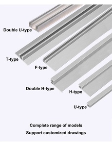 Brosses à lanières en alliage d'aluminium et acier inoxydable pour portes, avec installation par vis, conception durable - Product Image 4