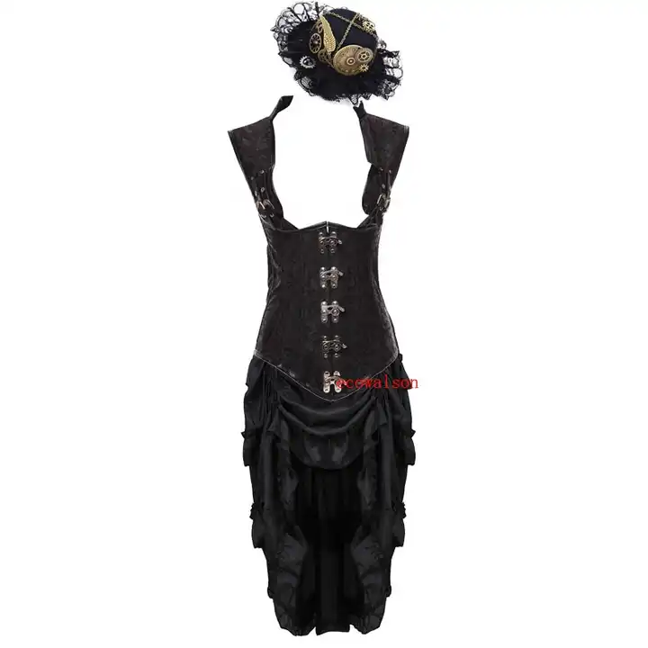 ecowalson corset dress victorian women steampunk